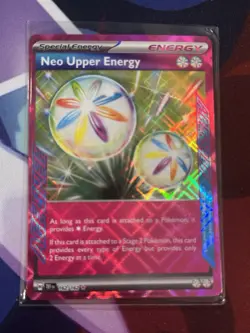 Neo Upper Energy 162/162 ACE SPEC Holo Rare NM Pokemon Temporal Forces - Image 1