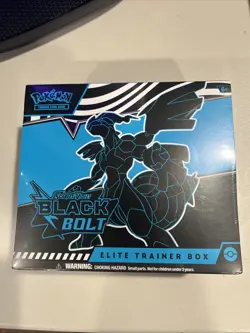 POKEMON TCG SCARLET & VIOLET BLACK BOLT ETB ELITE TRAINER BOX FACTORY SEALED! - Image 1