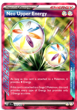 Pokemon TCG Neo Upper Energy 162/162 Temporal Forces Ace Spec Holo Near Mint - Image 1