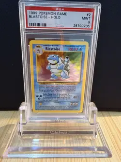 Pokemon Blastoise 2/102 Base Set Holo PSA 9 MINT 1999 WOTC Vintage Big 3 - Image 4