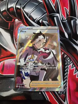 Piers (Full Art) 069/072 Shining Fates Holo Pokemon TCG - NM - Image 1