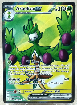 Arboliva Ex 207/182 Ultra Rare SV10: Destined Rivals Pokemon TCG Near Mint - Image 1