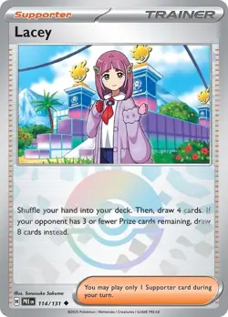 Lacey - 114/131 (Poke Ball Pattern) PRE 114/131 Pokemon SV: Prismatic Evoluti... - Image 1