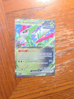 Iron Leaves ex 025/162 SV05: Temporal Forces Holo Pokemon TCG - Image 1