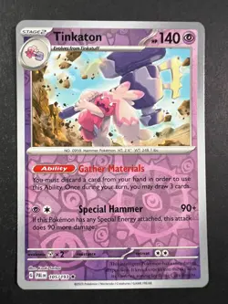 Tinkaton - 105/193 - Paldea Evolved - Pokemon TCG - Reverse Holo - NM - Image 1