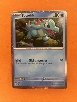 Totodile 041/217 Common ME: Ascended Heroes Pokemon Cosmos Holo NM - Image 1