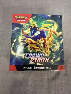 Pokemon TCG: Crown Zenith Booster Bundle 6 Pack New Factory Sealed 1st Print OG 820650858963 - Image 1