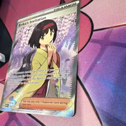 Pokemon Erika's Invitation 196/165 Sv 151 Super Rare Full Art Holo - Image 2