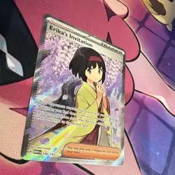 Pokemon Erika's Invitation 196/165 Sv 151 Super Rare Full Art Holo - Image 3