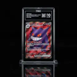 2024 POKEMON TEF EN-TEMPORAL FORCES ULTRA RARE #193 GENGAR EX TAG 10 - Image 1