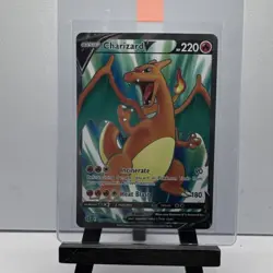 Pokemon Charizard V Full Art Ultra Rare Holo 153/172 Brilliant Stars 220 HP - Image 1