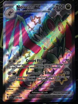 Pokemon TCG Noivern ex 220/091 Shiny Rare - Full Art – Paldean Fates - Image 1