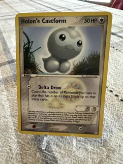 Pokemon TCG Holon’s Castform 44/110 Holon Phantoms Regular MP - Image 1