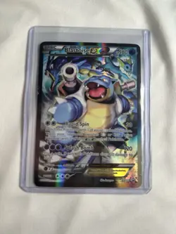 Pokemon TCG Blastoise EX XY122 Holo Black Star Promo Full Art XY Holo Rare - Image 1