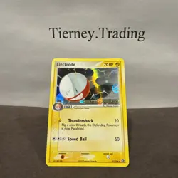 Pokemon TCG - Electrode - EX Emerald 27/106 Reverse Holo STAMPED MINT CONDITION! - Image 1