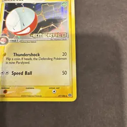 Pokemon TCG - Electrode - EX Emerald 27/106 Reverse Holo STAMPED MINT CONDITION! - Image 5