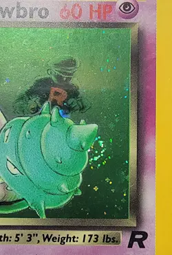 DARK SLOWBRO 2000 Pokemon Team Rocket 1st Edition Holo #12 - NM - Image 4