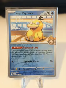 Misty’s Psyduck 045/182 Reverse Holo Destined Rivals Pokemon TCG - Image 1