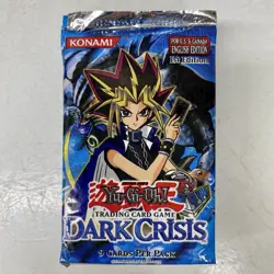 YuGiOh! Dark Crisis 1ST EDITION 1 one SINGLE Booster Pack - Factory Sealed - Image 1