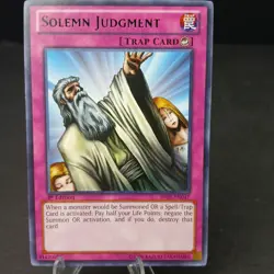 Solemn Judgment BP01-EN047 Battle Pack: Epic Dawn 1st Edition BLACK NAME VLP - Image 1
