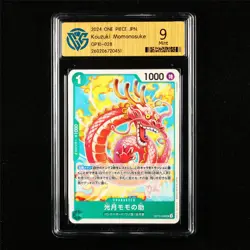 CCG 9 Mint 2024 One Piece JPN Kouzuki Momonosuke OP10-028 UC - Image 1