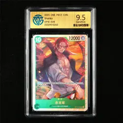 CCG 9.5 GemMint 2025 One Piece CHN Shanks OP13-028 SR - Image 1