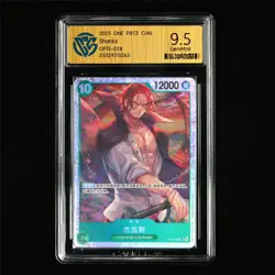CCG 9.5 GemMint 2025 One Piece CHN Shanks OP13-028 SR - Image 2