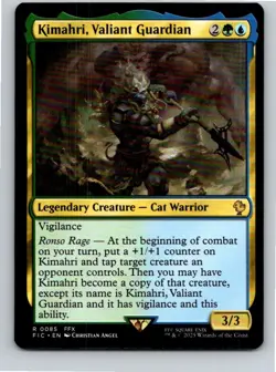 Magic the Gathering Kimahri, Valiant Guardian Final Fantasy Commander MTG - Image 1