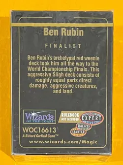 MTG WORLD CHAMPIONSHIP DECK 1998 Rubin (OldManMTG 008-646) - Image 3