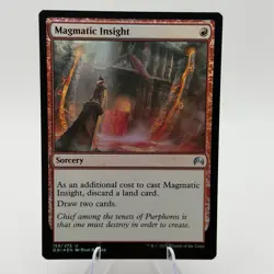 Magic MTG: Magmatic Insight - Magic Origins (ORI) #155 (Near Mint) *FOIL* - Image 1