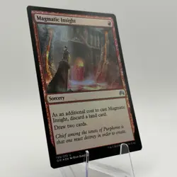 Magic MTG: Magmatic Insight - Magic Origins (ORI) #155 (Near Mint) *FOIL* - Image 2
