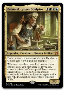 Brenard, Ginger Sculptor #27 (LP) Wilds of Eldraine WOC Magic MTG - Image 1