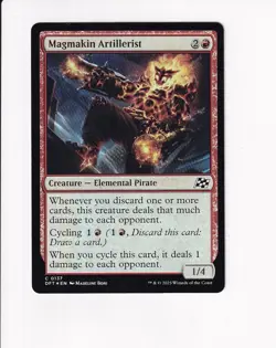 MAGIC THE GATHERING MTG AETHERDRIFT FOIL MAGMAKIN ARTILLERIST - Image 1