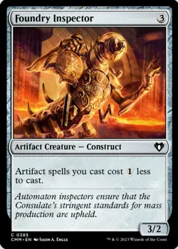 X 1 Foundry Inspector NM-M CMM 385 MTG Magic The Gathering - Image 1