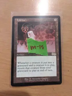 MTG 1998 Magic The Gathering Urza's Saga #299 Lifeline Rare - Image 4