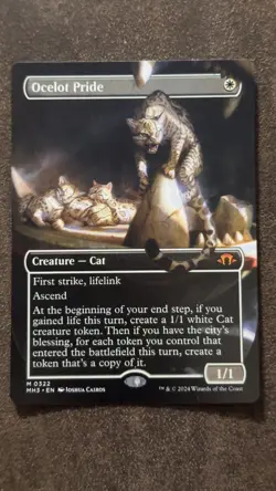 Ocelot Pride - Borderless - Modern Horizons 3 - NM MTG - Image 1