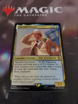 Mtg. 2x The Fifth Doctor. Foil. Doctor Who. Pack Fresh - Image 1