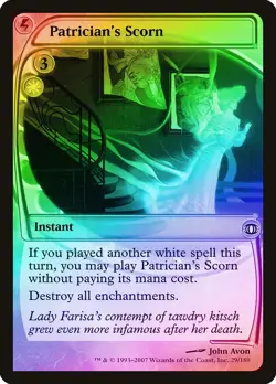 Patrician's Scorn FOIL Future Sight NM White Common MAGIC MTG CARD ABUGames - Image 1