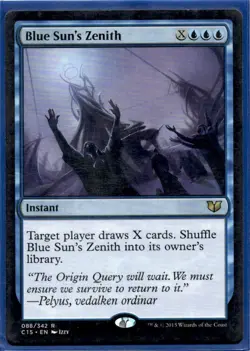 Blue Sun's Zenith - Light Play MTG Commander 2015 - Image 1