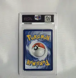 2025 Pokemon TCG Team Rocket's Meowth 203/182 IR DRI Full Art Holo PSA 8 NM-MINT - Image 3