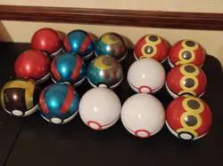 Pokemon TCG Poke Ball Tins Lot of 15 Various Styles Empty No Cards - Image 1