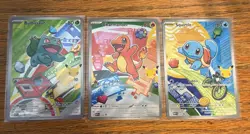 Pokemon First Partner Illustration Collection MEP Bulbasaur Charmander Squirtle - Image 1