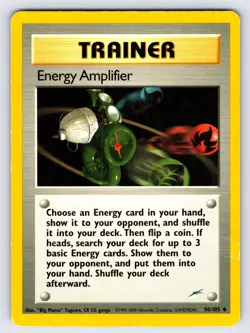 Energy Amplifier 98/105 2002 Neo Destiny Pokemon Card TCG WOTC Vintage - Hp - Image 1