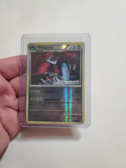 LP Pokemon Metagross 18/90 Undaunted HGSS Reverse Holo - Image 1