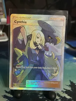 Cynthia Trainer SV82/SV94 Pokemon Hidden Fates Holo Rare MINT - Image 1