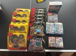 Pokemon Mega Evolution Surging Spark Phantasmal Flames Stellar Crown Journey Lot - Image 1