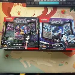 Pokemon TCG Rival Battle Deck Marnie + Steven Set of 2 SEALED NEW - Image 1