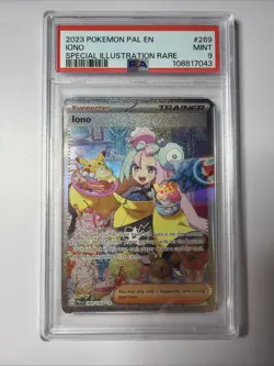 2023 POKEMON PAL EN-PALDEA EVOLVED SPECIAL ILLUSTRATION RARE #269 IONO PSA 9 - Image 1