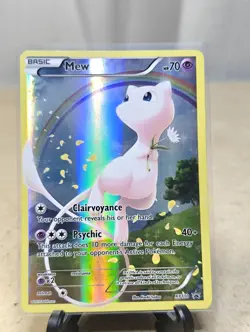 Mew XY110 Black Star Promo Full Art Holo Pokemon TCG 2016 - Image 1