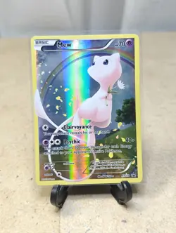 Mew XY110 Black Star Promo Full Art Holo Pokemon TCG 2016 - Image 3